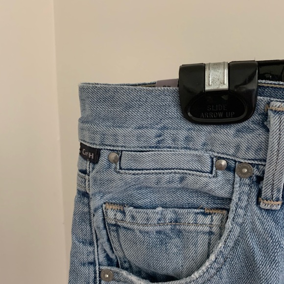 Citizens of Humanity Cropped Demin Shorts - Picture 2 of 5